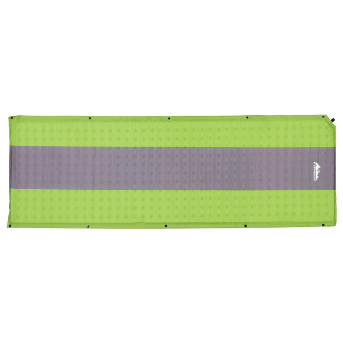 Single Self Inflating Mattress Weisshorn Air Bed Pad  Camping Sleeping Mat  Green