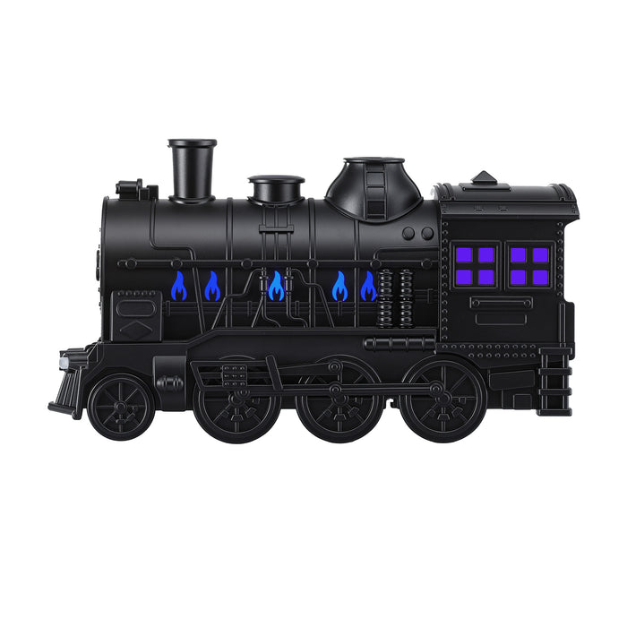 Devanti Train Aroma Diffuser Essential Oil Humidifier 300ml Smoke Ring LED Timer