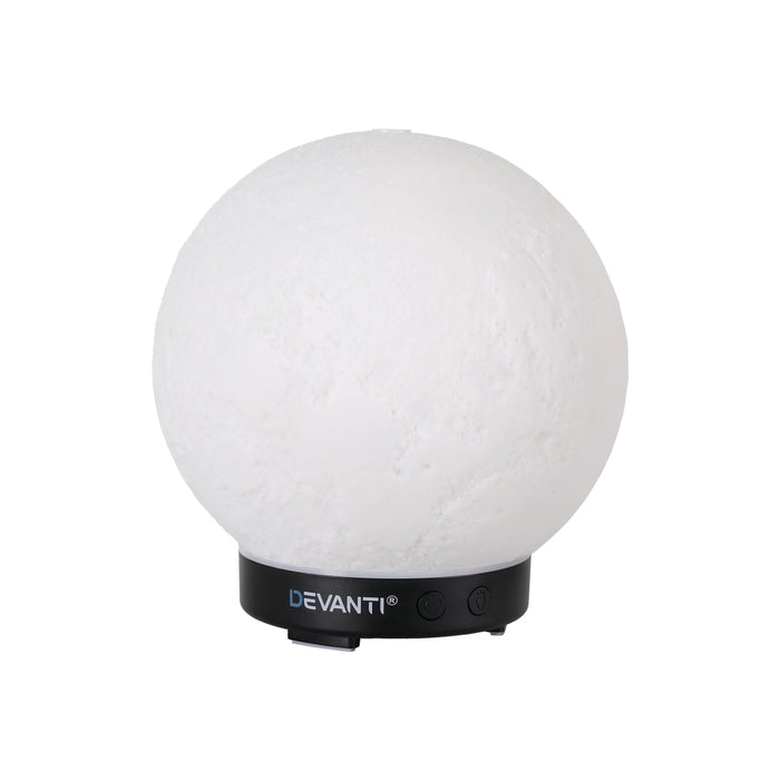 Devanti Ultrasonic Aroma Diffuser Aromatherapy Moon Lamp 100ml