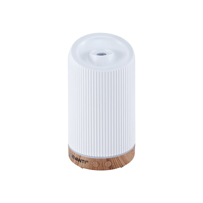 Devanti Ultrasonic Aroma Diffuser Aromatherapy 200ml LED Lights Iron Humidifier Forest