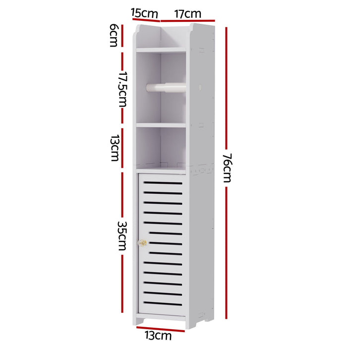 Artiss 2X Bathroom Cabinet Toilet Roll Holder 76cm