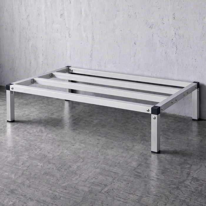 Giantz 91x51cm Aluminum Dunnage Rack Heavy Duty Kitchen Storage Platform