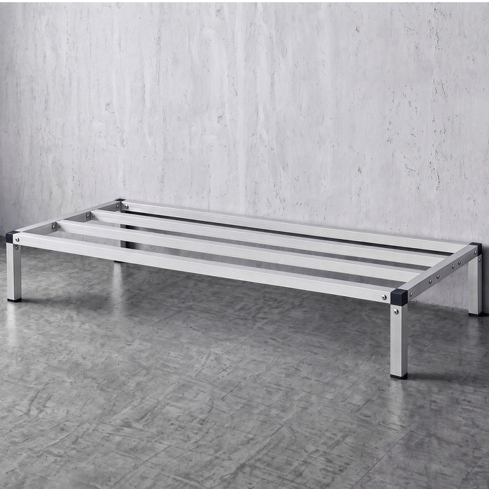 Giantz 122x51cm Aluminum Dunnage Rack Heavy Duty Kitchen Storage Platform
