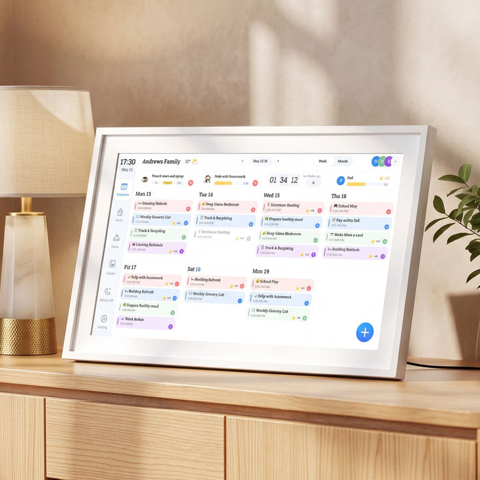 Artiss 15.6" Digital Calendar Planner Smart Photo Frame Family Chore Chart & Sync
