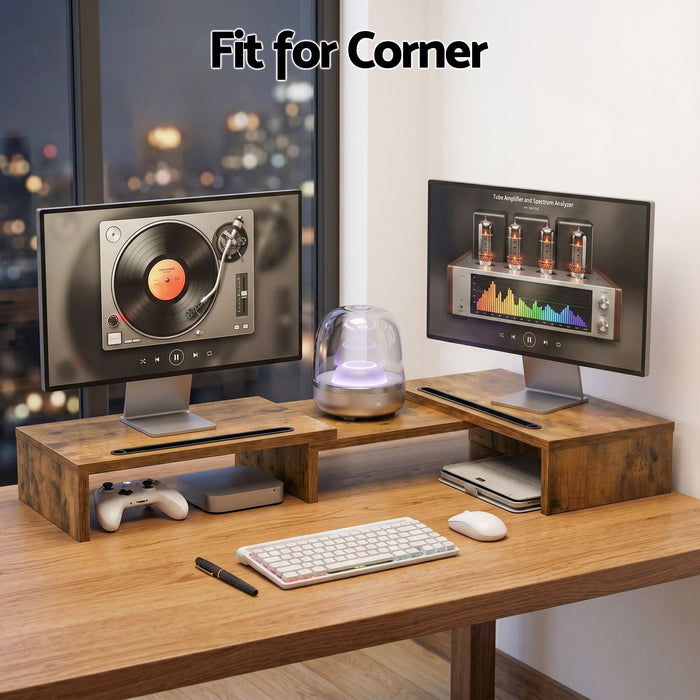 Artiss Dual Monitor Stand Riser