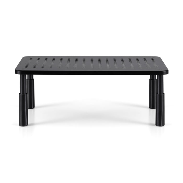 Artiss Monitor Stand Adjustable Riser For Computer Monitor And Laptop 3 Height Desk Organizer Black