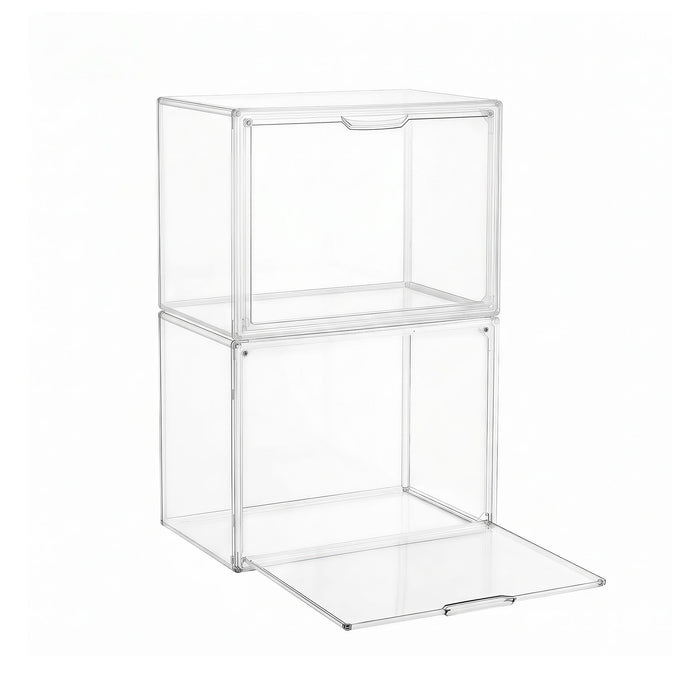 Artiss Clear Acrylic Display Case Box 2 Pack For Toys 54cm
