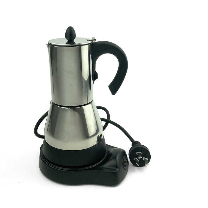 Mornest Electric Espresso Moka Coffee Maker 4~6Cups Stainless Steel Italian Classic Trade Me