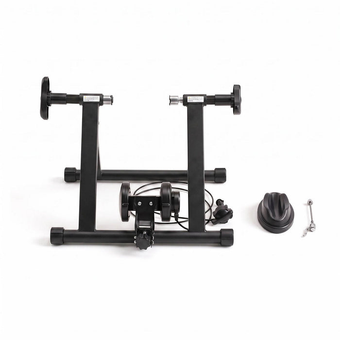Everfit Bike Trainer Stand Indoor Riding Bicycle 6 Level Cycling Home Gym Black