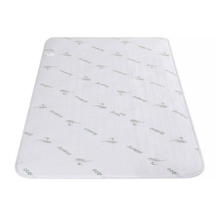 Giselle Electric Blanket Bamboo Fabric King Single Fitted Heated Pad Underlay Washable Winter