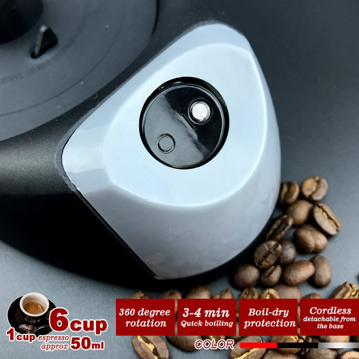 Mornest Electric Moka Coffee Maker Espresso Machine Italian Classic 6 Cups Auto Power Trade Me