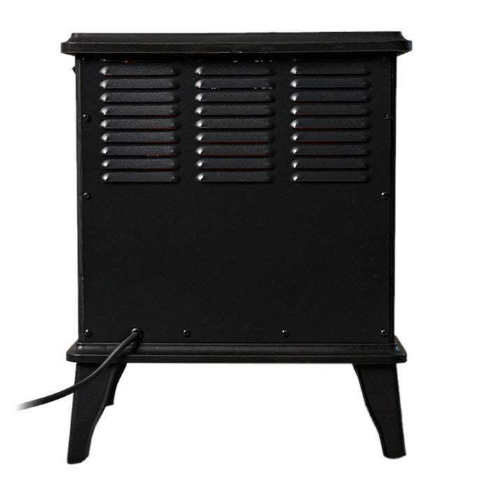 Electric Fireplace Free Standing Heater Lightweight Up to 20m² Realistic 3D Flame