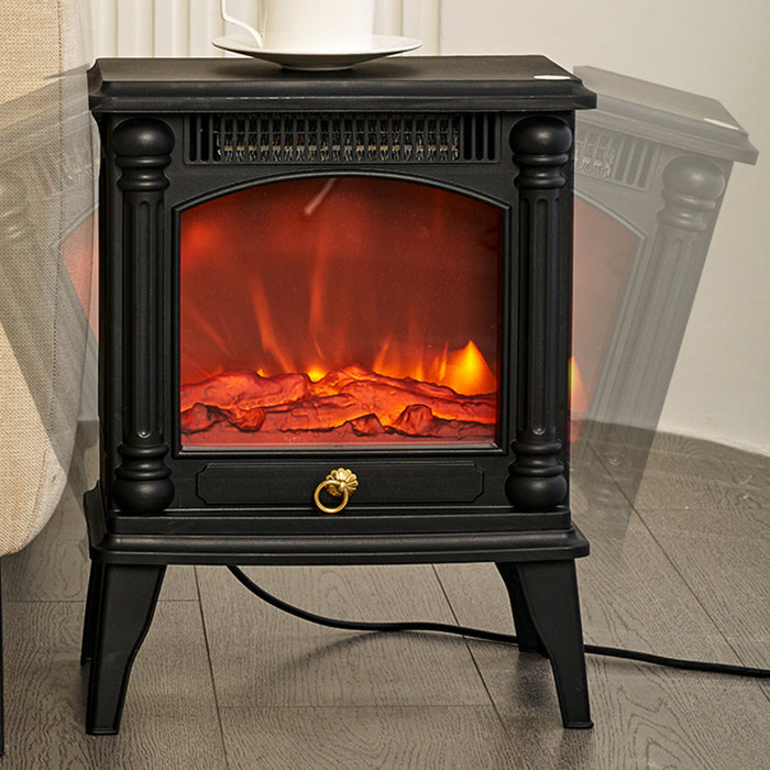 Electric Fireplace Free Standing Heater Lightweight Up to 20m² Realistic 3D Flame