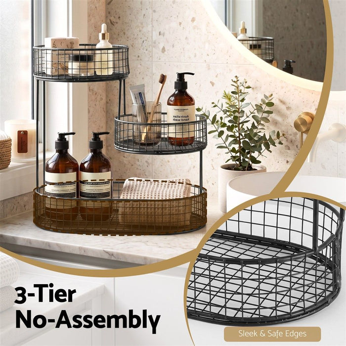 5-Star Chef Fruit Basket Bowl Space Saving Kitchen Food Storage Organiser
