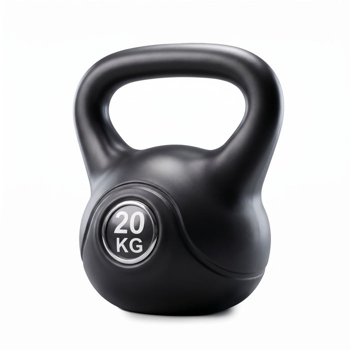 Everfit 20kg Kettlebell Weights Strength Training with Anti-slip Carry Handle & Stable Base Gym Home