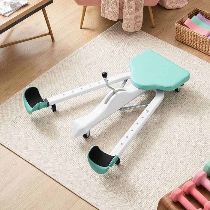 Everfit Leg Stretcher Machine Foldable 180 degree Adjustable Split Machine Green