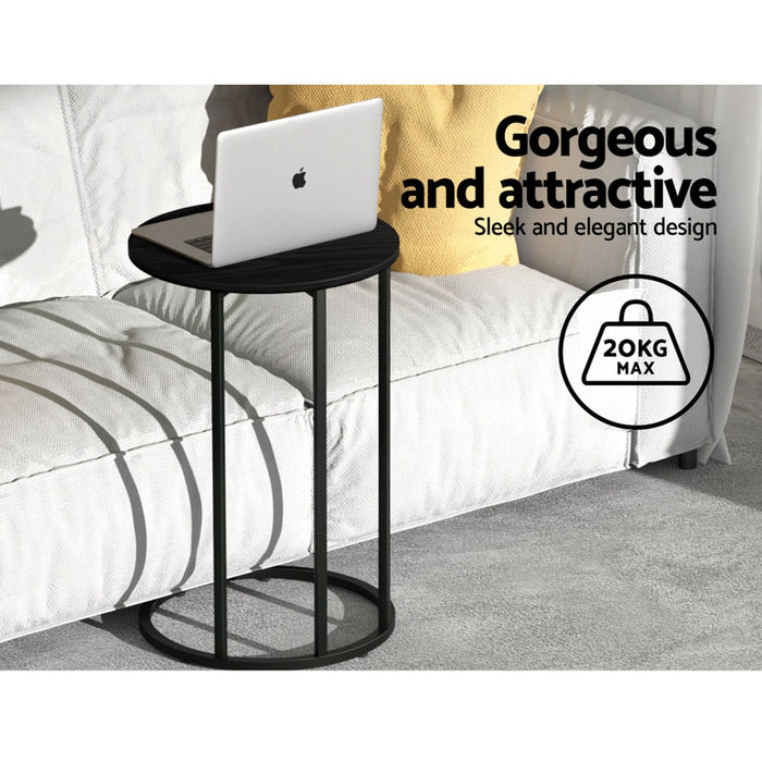 Artiss Floor Sofa Chair & Coffee Table Set, Swivel Lounge Recliner Side Tables