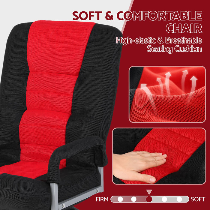 Artiss Floor Gaming Chair with 360 Swivel, 6-Position Backrest for Gaming
