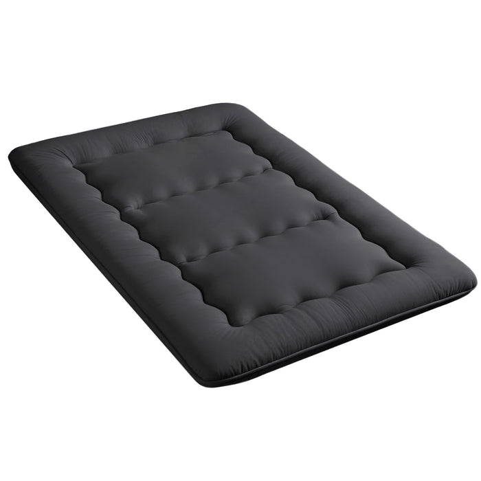 Giselle Bedding 10cm Japanese Floor Mattress Foldable Futon Mattress Washable Cover Straps