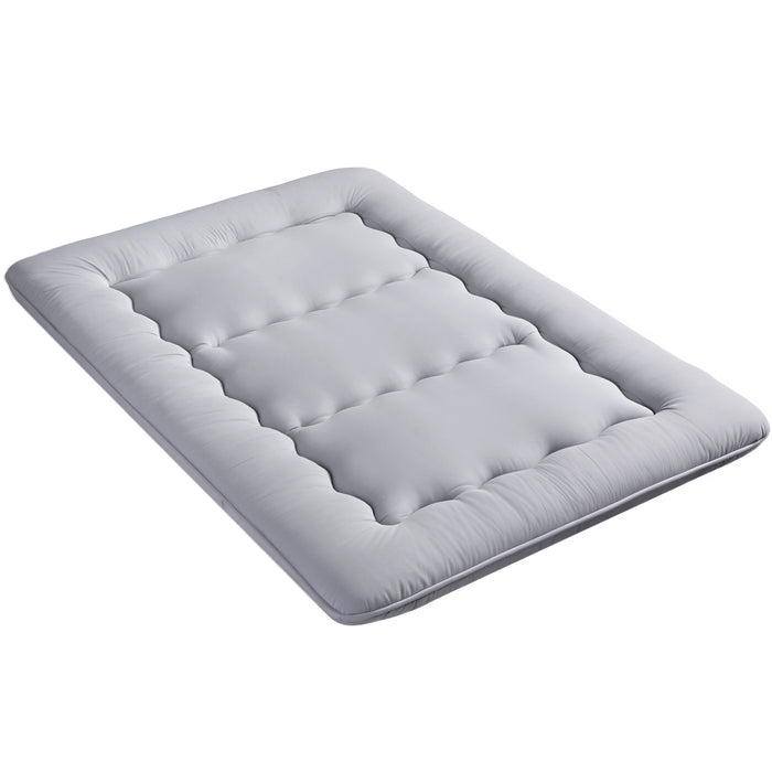 Giselle Bedding 10cm Japanese Floor Mattress Foldable Futon Mattress Washable Cover Straps