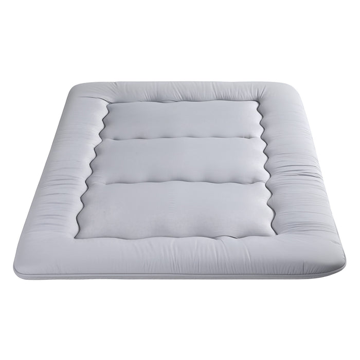 Giselle Bedding 10cm Japanese Floor Mattress Foldable Futon Mattress Washable Cover Straps