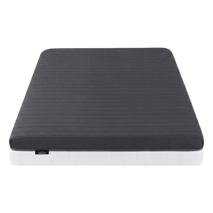 Giselle 18cm King Single Memory Foam Mattress Dual Feel Reversible Charcoal Foam