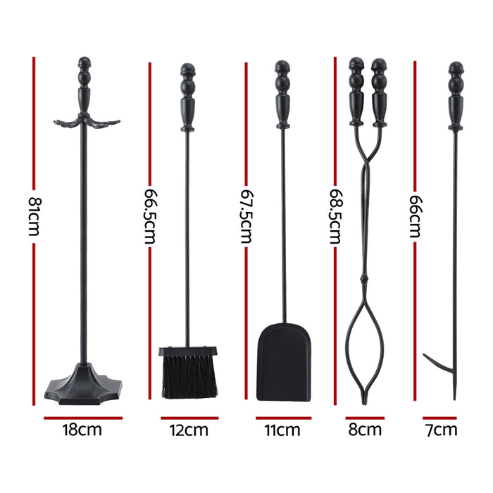 Grillz Fire Pit Tool Set 5 PCS