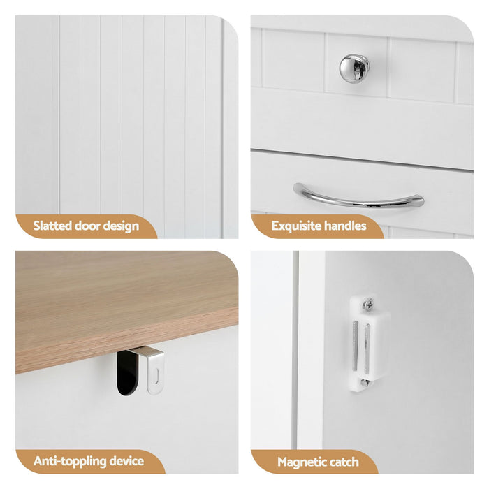 Artiss Buffet Sideboard Cabinet Kitchen Tilt Out Bin Holder Storage Cupboard