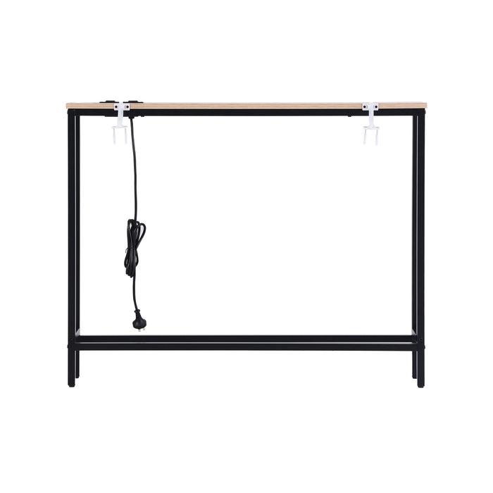 Artiss Console Table Entryway Hallway Display Desk Charging Station Wood