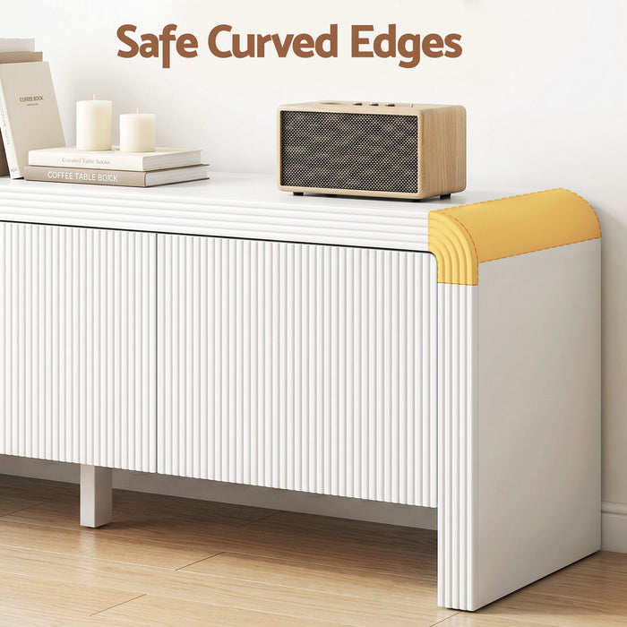 Artiss TV Unit Entertainment Unit Storage Cabinet 180cm White