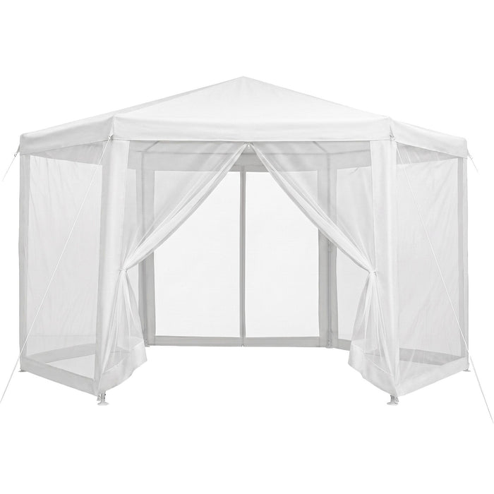 Instahut Gazebo?2x2m Marquee Wedding Party Tent Outdoor Camping Mesh Wall Canopy Shade Gazebos Navy