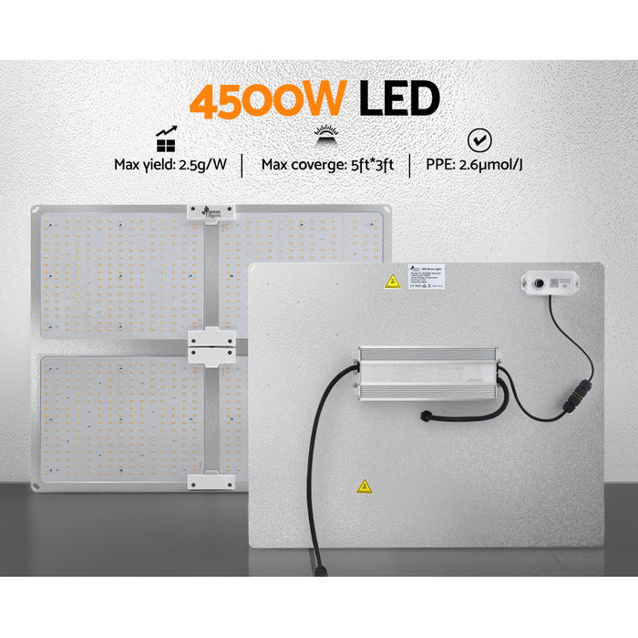 Green Fingers Max 4500W Grow Light LED Full Spectrum Indoor Plant All Stage Growth