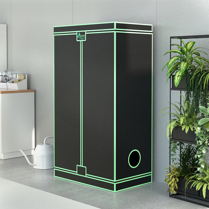 Green Fingers Grow Tent 100x60x180cm 4 Tiers Kits Hydroponics Indoor Grow System