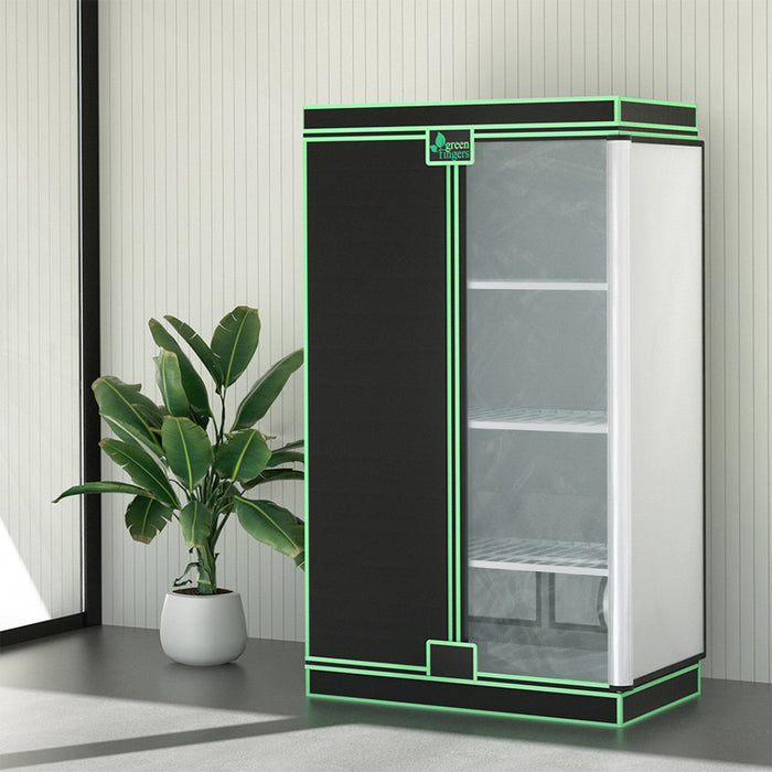 Green Fingers Grow Tent 100x60x180cm 4 Tiers Kits Hydroponics Indoor Grow System