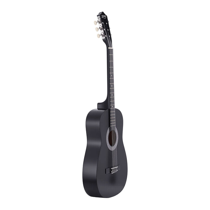 Alpha 38 Inch Acoustic Guitar Full Size Classical Cutaway Nylon String Black