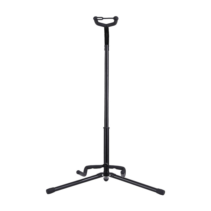 Alpha Iron Adjustable Guitar Stand Folding Instrument Holder Acoustic Bass Rack Black