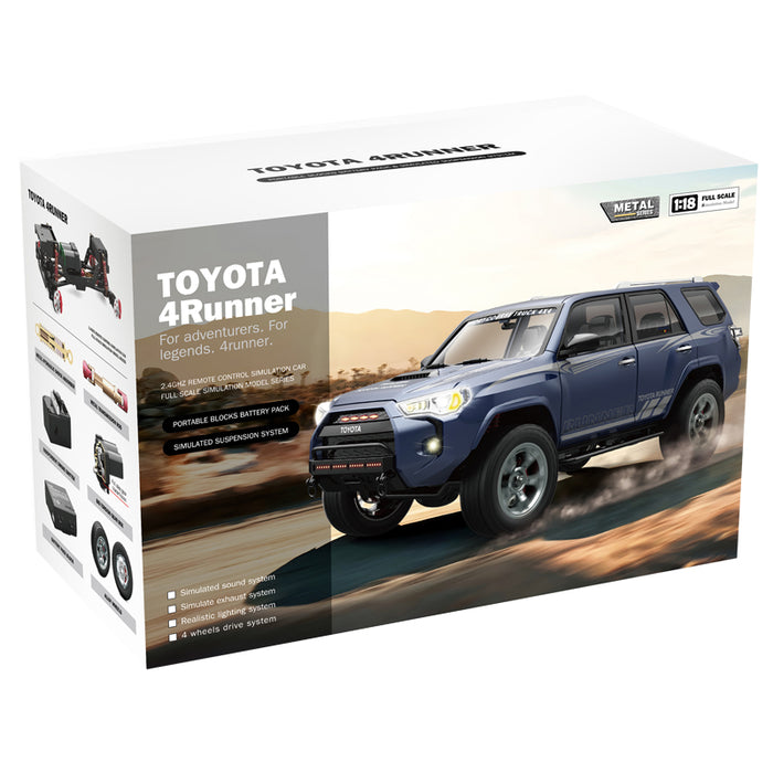 HG4-209 1/18 RC Crawler Toyota 4Runner Simulation 2.4G 4WD Light & Sound