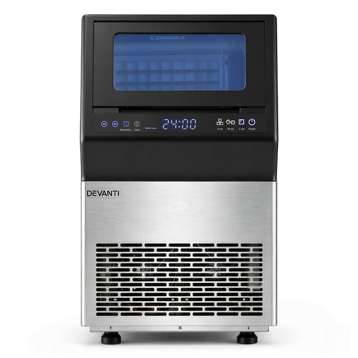 Devanti 35kg Commercial Ice Maker Freestanding Ice Cube Machine