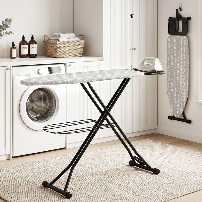 Artiss Foldable Ironing Board with Iron Rest Ironing Board for Laundry Room Arrow