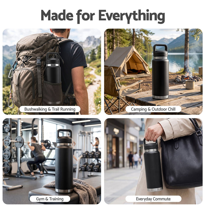 Everfit 750ML Insulated Water Bottle Stainless Steel Drink Bottle