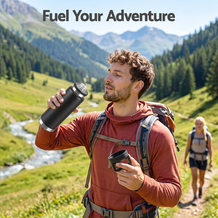 Everfit 750ML Insulated Water Bottle Stainless Steel Drink Bottle