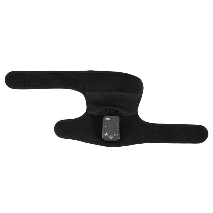 Livemor Knee Massager with Heat, Cordless Heated Knee Massage for Pain Relief with 3 Heating Levels, 3 Vibration Modes,Gentle Lights, Adjustable Straps, 3-in-1, Gift for Men and Women