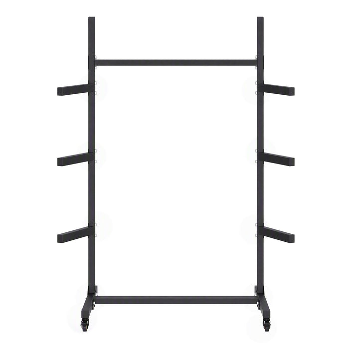 Weisshorn Kayak Storage Rack 3-Tier Canoe SUP Paddleboard Garage 80kg Casters
