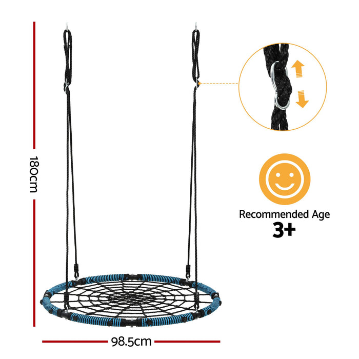 Gardeon Tree Swing Net Hammock 98.5cm for Backyard Porch Outside Playground