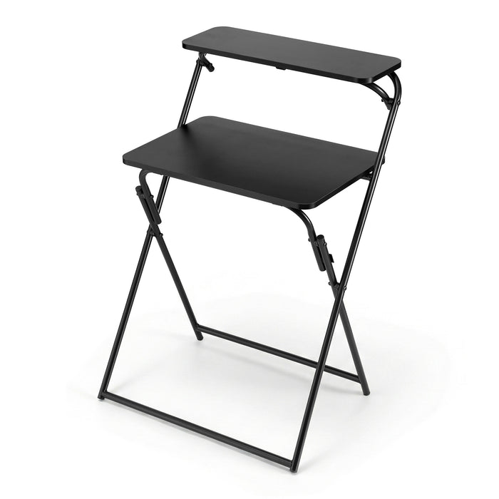 Artiss Laptop Desk Foldable Study Desk Home Office Black
