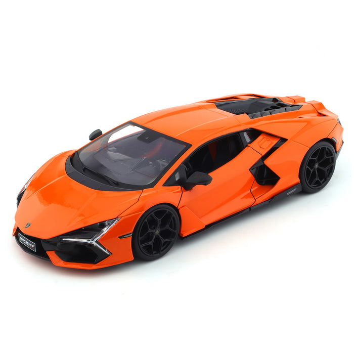 Maisto 1:18 Scale Lamborghini Revuelto Orange Car Model Die Cast Metal Plastic