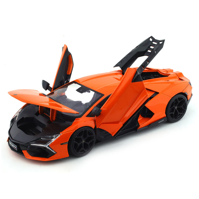 Maisto 1:18 Scale Lamborghini Revuelto Orange Car Model Die Cast Metal Plastic