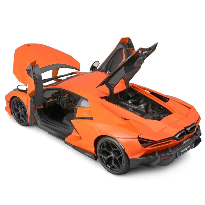 Maisto 1:18 Scale Lamborghini Revuelto Orange Car Model Die Cast Metal Plastic