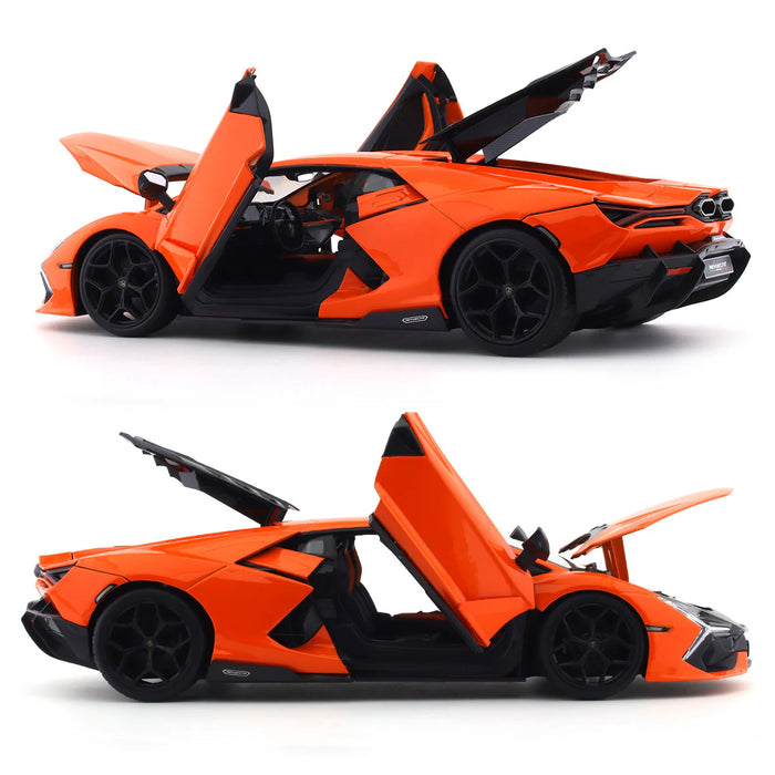 Maisto 1:18 Scale Lamborghini Revuelto Orange Car Model Die Cast Metal Plastic