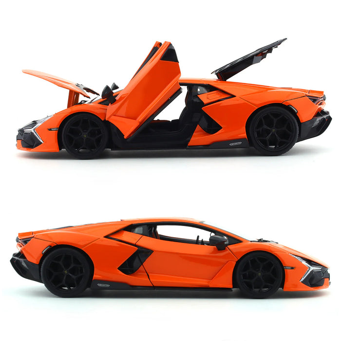 Maisto 1:18 Scale Lamborghini Revuelto Orange Car Model Die Cast Metal Plastic